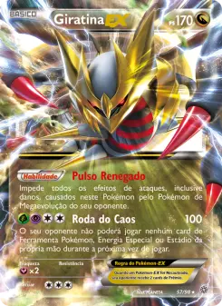 Carta Giratina EX da coleção Ancient Origins