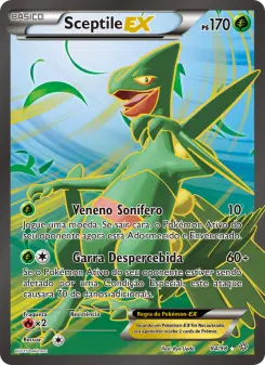 Carta Sceptile EX da coleção Ancient Origins