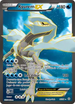 Carta Kyurem EX da coleção Ancient Origins