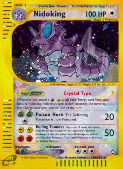 Cartas de Nidoking