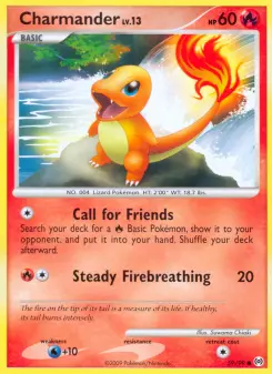 Carta Charmander da coleção Arceus