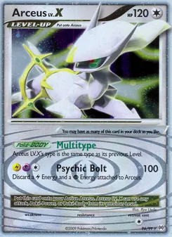 Carta Arceus LV.X