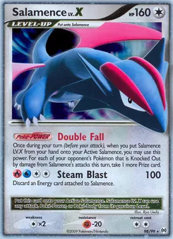 Carta Salamence LV.X