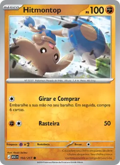 Carta Hitmontop da coleção Ascended Heroes