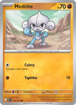 Carta Meditite da coleção Ascended Heroes