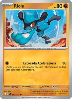Carta Riolu da coleção Ascended Heroes