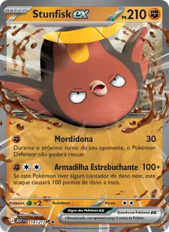 Carta Stunfisk ex da coleção Ascended Heroes