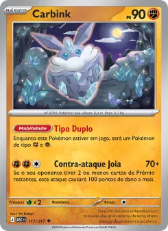 Carta Carbink da coleção Ascended Heroes