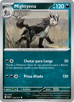 Carta Mightyena da coleção Ascended Heroes