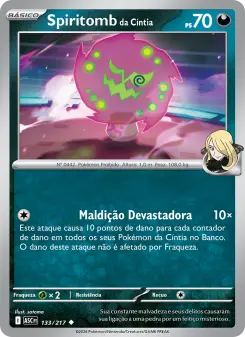 Carta Cynthia's Spiritomb da coleção Ascended Heroes