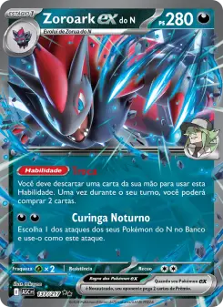 Carta N's Zoroark ex da coleção Ascended Heroes