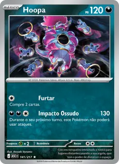Carta Hoopa da coleção Ascended Heroes