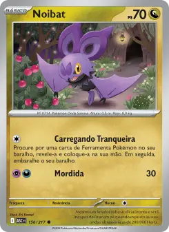 Carta Noibat da coleção Ascended Heroes