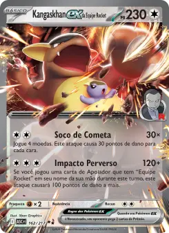 Carta Team Rocket's Kangaskhan ex da coleção Ascended Heroes