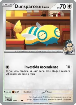 Carta Larry's Dunsparce da coleção Ascended Heroes