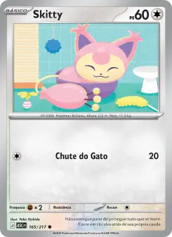 Carta Skitty da coleção Ascended Heroes