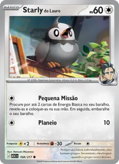 Carta Larry's Starly da coleção Ascended Heroes