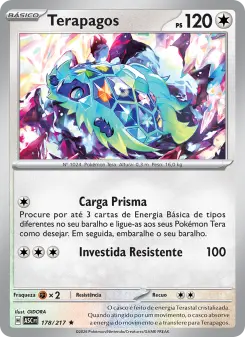 Carta Terapagos da coleção Ascended Heroes