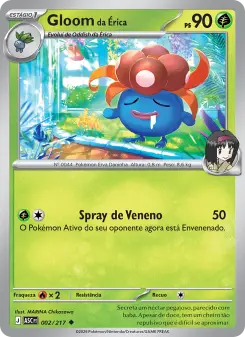 Carta Erika's Gloom da coleção Ascended Heroes