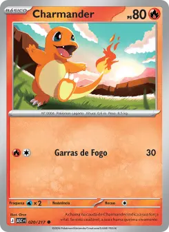 Carta Charmander da coleção Ascended Heroes