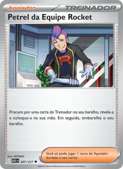 Carta Team Rocket's Petrel