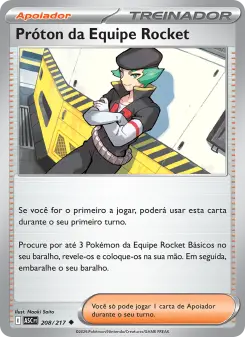 Carta Team Rocket's Proton
