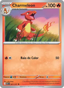 Carta Charmeleon da coleção Ascended Heroes