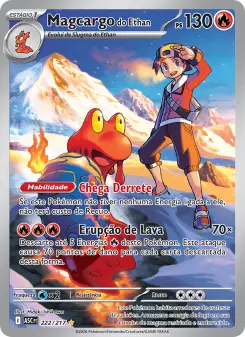 Carta Ethan's Magcargo da coleção Ascended Heroes