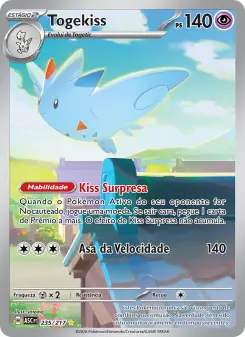 Carta Togekiss da coleção Ascended Heroes