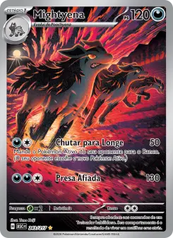 Carta Mightyena da coleção Ascended Heroes