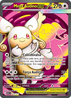 Carta Mega Audino ex da coleção Ascended Heroes