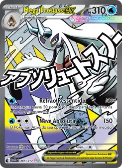 Carta Mega Froslass ex da coleção Ascended Heroes