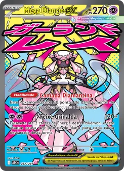 Carta Mega Diancie ex da coleção Ascended Heroes