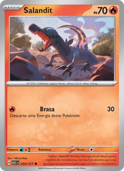 Carta Salandit da coleção Ascended Heroes