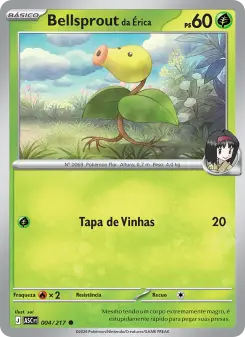 Carta Erika's Bellsprout da coleção Ascended Heroes