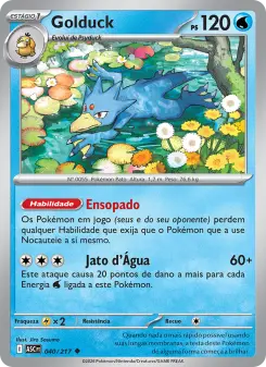 Carta Golduck da coleção Ascended Heroes
