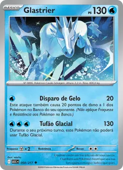Carta Glastrier da coleção Ascended Heroes
