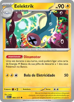 Carta Eelektrik da coleção Ascended Heroes