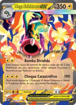 Carta Mega Eelektross ex da coleção Ascended Heroes