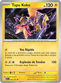 Carta Tapu Koko da coleção Ascended Heroes