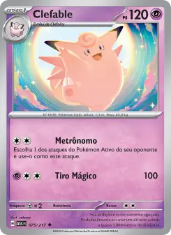 Carta Clefable da coleção Ascended Heroes