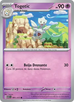 Carta Togetic da coleção Ascended Heroes