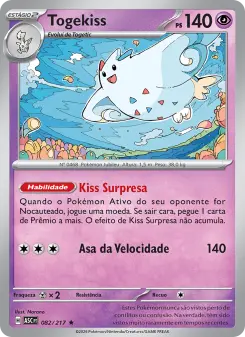 Carta Togekiss da coleção Ascended Heroes