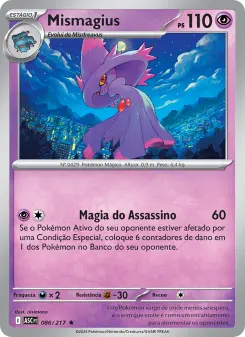 Carta Mismagius da coleção Ascended Heroes
