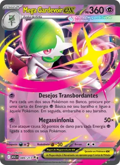 Carta Mega Gardevoir ex da coleção Ascended Heroes