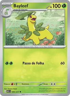 Carta Bayleef da coleção Ascended Heroes