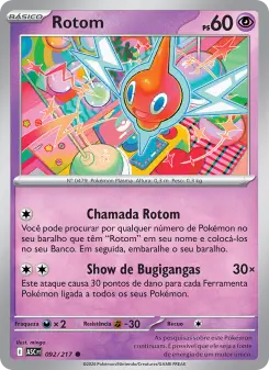 Carta Rotom da coleção Ascended Heroes
