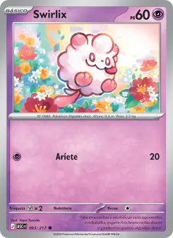 Carta Swirlix da coleção Ascended Heroes