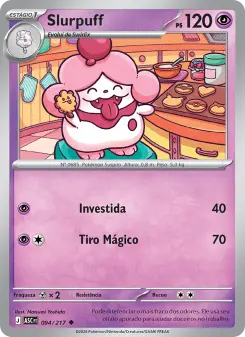 Carta Slurpuff da coleção Ascended Heroes