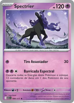 Carta Spectrier da coleção Ascended Heroes
